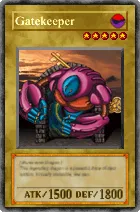 Carta Gatekeeper - Yu-Gi-Oh! Forbidden Memories