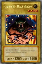 Carta Ogre of the Black Shadow - Yu-Gi-Oh! Forbidden Memories