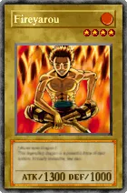 Carta Fireyarou - Yu-Gi-Oh! Forbidden Memories
