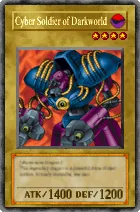 Carta Cyber Soldier of Darkworld - Yu-Gi-Oh! Forbidden Memories