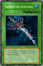 Carta Sword of Dark Destruction - Yu-Gi-Oh! Forbidden Memories