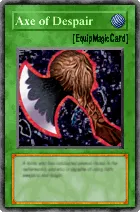 Carta Axe of Despair - Yu-Gi-Oh! Forbidden Memories