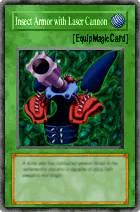 Carta Insect Armor with Laser Cannon - Yu-Gi-Oh! Forbidden Memories