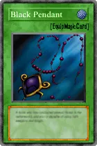 Carta Black Pendant - Yu-Gi-Oh! Forbidden Memories