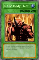 Carta Raise Body Heat - Yu-Gi-Oh! Forbidden Memories