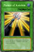 Carta Power of Kaishin - Yu-Gi-Oh! Forbidden Memories