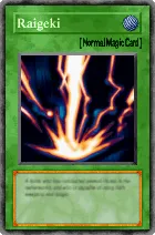 Carta Raigeki - Yu-Gi-Oh! Forbidden Memories