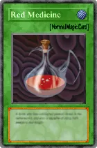 Carta Red Medicine - Yu-Gi-Oh! Forbidden Memories