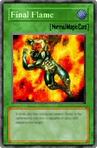 Carta Final Flame - Yu-Gi-Oh! Forbidden Memories