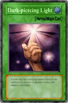 Carta Dark-piercing Light - Yu-Gi-Oh! Forbidden Memories
