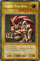 Carta Super War-lion - Yu-Gi-Oh! Forbidden Memories