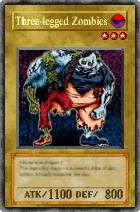 Carta Three-legged Zombies - Yu-Gi-Oh! Forbidden Memories