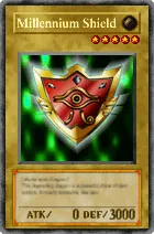 Carta Millennium Shield - Yu-Gi-Oh! Forbidden Memories