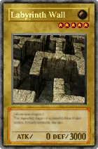 Carta Labyrinth Wall - Yu-Gi-Oh! Forbidden Memories