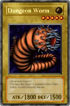 Carta Dungeon Worm - Yu-Gi-Oh! Forbidden Memories