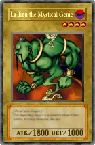 Carta La Jinn the Mystical Genie - Yu-Gi-Oh! Forbidden Memories