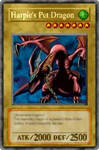 Carta Harpie's Pet Dragon - Yu-Gi-Oh! Forbidden Memories