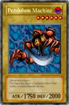Carta Pendulum Machine - Yu-Gi-Oh! Forbidden Memories