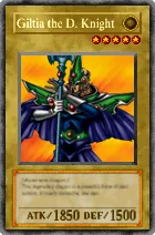 Carta Giltia the D. Knight - Yu-Gi-Oh! Forbidden Memories