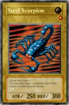 Carta Steel Scorpion - Yu-Gi-Oh! Forbidden Memories