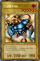 Carta Ushi Oni - Yu-Gi-Oh! Forbidden Memories