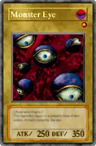 Carta Monster Eye - Yu-Gi-Oh! Forbidden Memories