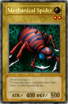 Carta Mechanical Spider - Yu-Gi-Oh! Forbidden Memories