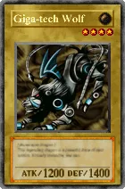 Carta Giga-tech Wolf - Yu-Gi-Oh! Forbidden Memories