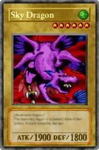 Carta Sky Dragon - Yu-Gi-Oh! Forbidden Memories