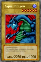 Carta Aqua Dragon - Yu-Gi-Oh! Forbidden Memories