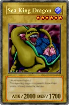 Carta Sea King Dragon - Yu-Gi-Oh! Forbidden Memories