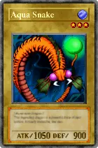 Carta Aqua Snake - Yu-Gi-Oh! Forbidden Memories