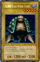 Carta 30,000-Year White Turtle - Yu-Gi-Oh! Forbidden Memories