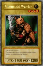 Carta Minomushi Warrior - Yu-Gi-Oh! Forbidden Memories