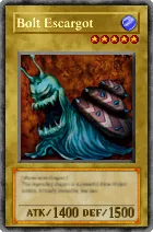 Carta Bolt Escargot - Yu-Gi-Oh! Forbidden Memories