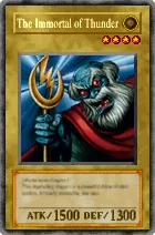 Carta The Immortal of Thunder - Yu-Gi-Oh! Forbidden Memories