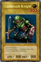 Carta Cockroach Knight - Yu-Gi-Oh! Forbidden Memories