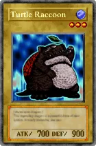 Carta Turtle Raccoon - Yu-Gi-Oh! Forbidden Memories