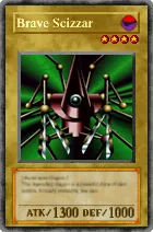 Carta Brave Scizzar - Yu-Gi-Oh! Forbidden Memories