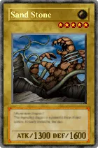 Carta Sand Stone - Yu-Gi-Oh! Forbidden Memories