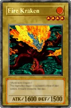 Carta Fire Kraken - Yu-Gi-Oh! Forbidden Memories