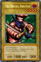 Carta The Bistro Butcher - Yu-Gi-Oh! Forbidden Memories
