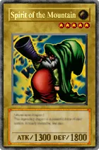 Carta Spirit of the Mountain - Yu-Gi-Oh! Forbidden Memories
