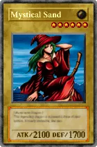Carta Mystical Sand - Yu-Gi-Oh! Forbidden Memories