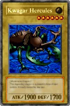 Carta Kwagar Hercules - Yu-Gi-Oh! Forbidden Memories