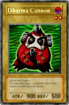 Carta Dharma Cannon - Yu-Gi-Oh! Forbidden Memories