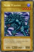 Carta Wow Warrior - Yu-Gi-Oh! Forbidden Memories