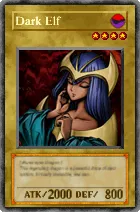 Carta Dark Elf - Yu-Gi-Oh! Forbidden Memories