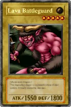 Carta Lava Battleguard - Yu-Gi-Oh! Forbidden Memories