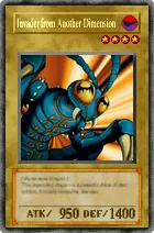 Carta Invader from Another Dimension - Yu-Gi-Oh! Forbidden Memories